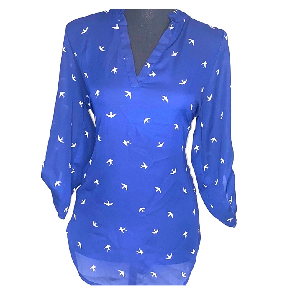 Navy blue blouse